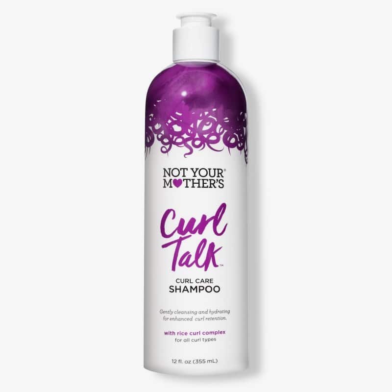 Bottle of Not Your Mother's Curl Talk Sulfate Free Shampoo for 3A Hair