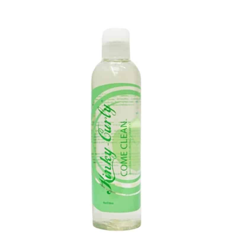 Kinky Curly Come Clean Shampoo bottle for product buildup